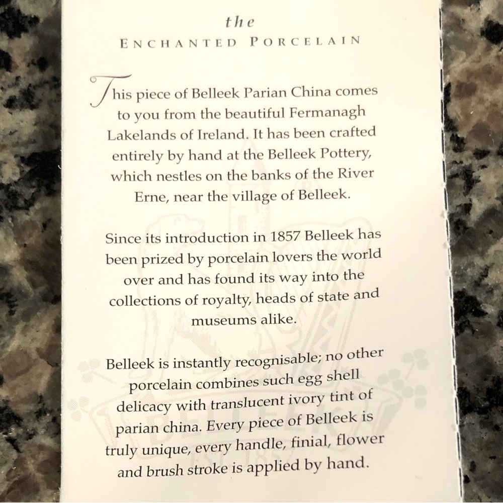 NIB Vintage Belleek Fairy Lamp Tealight Holder - Picture 7 of 9